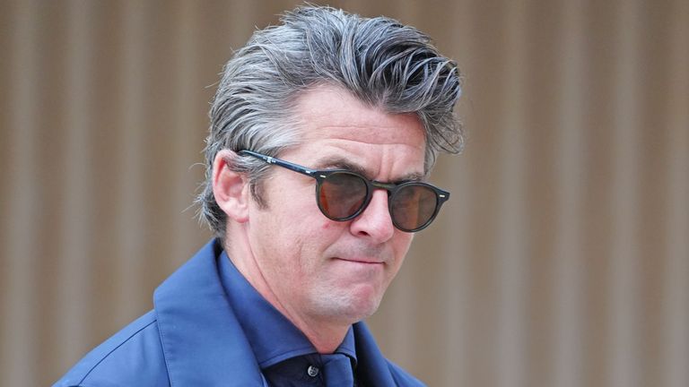 Joey Barton arrives at court. Pic: PA