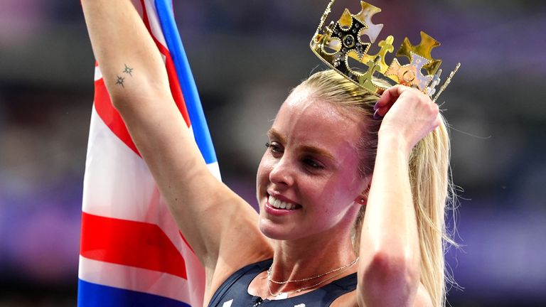 Keely Hodgkinson wins Britain's first athletics gold at Paris Olympics ...