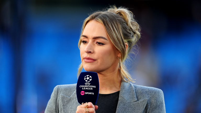 TNT Sports presenter Laura Woods. Pic: PA