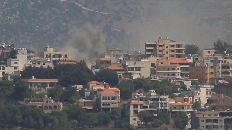 Hezbollah retaliated after and Israeli attack by bombing the border town of Metula that lies next to Lebanon.