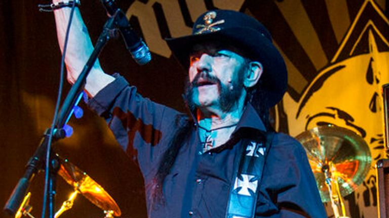 Ian Fraser "Lemmy" Kilmister of Motorhead performs the 2015 Motorhead MotorBoat cruise, The Loudest Boat In The World. Motorhead's MotorBoat sailed roundtrip from Miami to Great Stirrup Cay and Nassau in The Bahamas from September 28 through October 2, 2015 onboard the The Norwegian Sky. (Photo by Amy Harris/Invision/AP)


