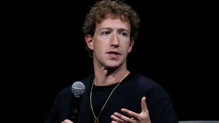 Meta chief executive Mark Zuckerberg. Pic: AP