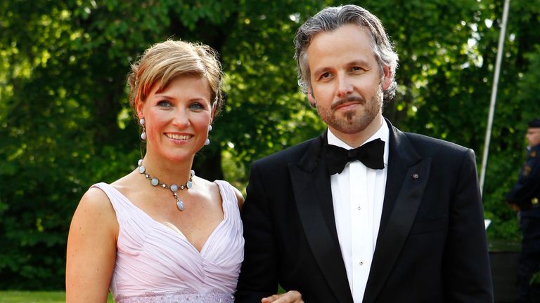 Princess Martha Louise and her late husband Ari Behn in 2010. Pic: Reuters