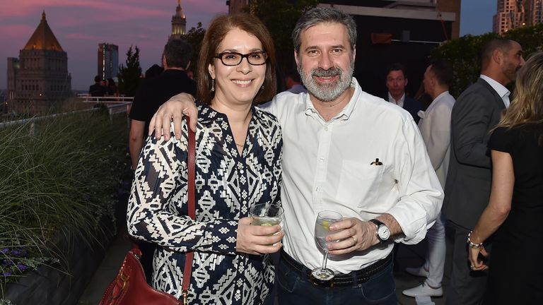 Pic: Patrick McMullan/Getty

NEW YORK, NY - JUNE 21: Meda Morvillo and Chris Morvillo attend Summer Birthday Cocktails For Lawrence Kaplan at Tower 270 - Rooftop on June 21, 2018 in New York City. (Photo by Patrick McMullan/Patrick McMullan via Getty Images) *** Local Caption *** Meda Morvillo; Chris Morvillo