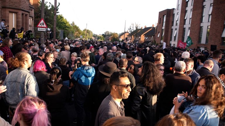 Anti-racism protesters turned out in force