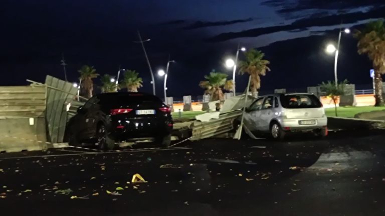 Daños por tormenta