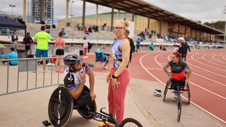 Paralympians prepare ahead of the games. Pic: Reuters