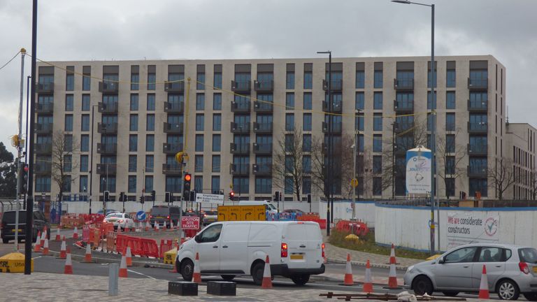 Perry Barr Residential scheme under construction in 2022. Pic: Elliott Brown/Flickr
