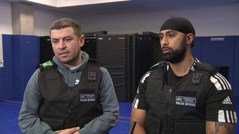 PC Ugurcan Dayan and Sergeant Harjot Sehmi 