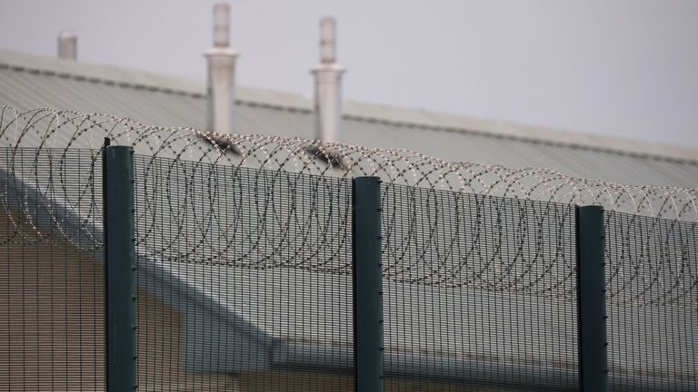 View of  Yarl&#39;s Wood immigration removal centre in Bedfordshire as govt plans removals drive. Pic: Reuters
