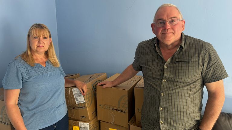 Fiona and Jimmy lived in their two-bedroom former council flat in Clackmannanshire for 40 years until RAAC was discovered last year.