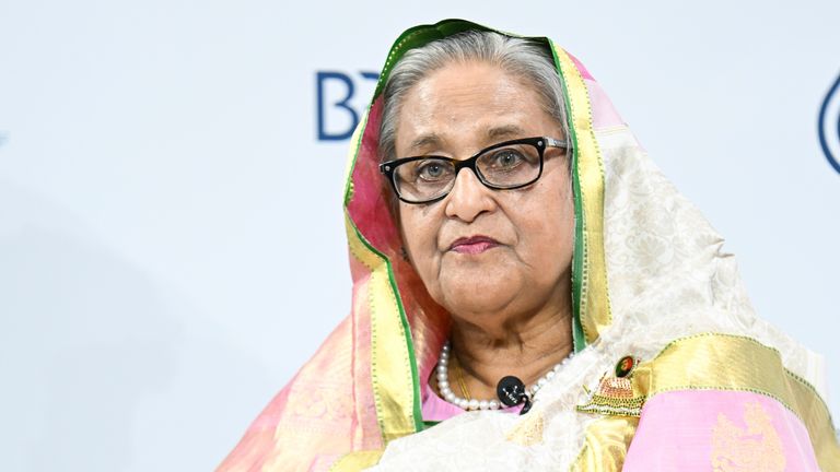 Sheikh Hasina, prime minister of Bangladesh.
File pic: AP