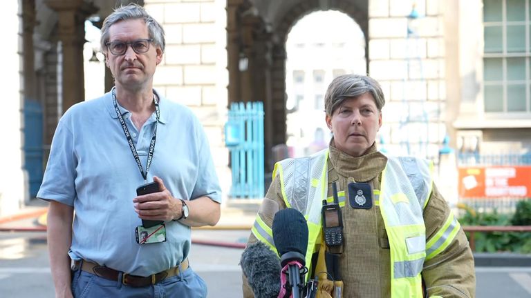 Somerset House fire presser