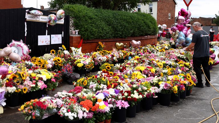 The inquests into the deaths of three girls who were fatally stabbed in Southport are set to be opened today. (Pic: AP)