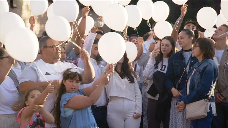 The community has gathered to pay tribute to Alice Dasilva Aguiar. 