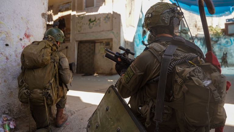 Photos from the activity of the “Haruv” Reconnaissance Battalion in Tulkarm on 28/08/2024 in the occupied West Bank. Pic: IDF 