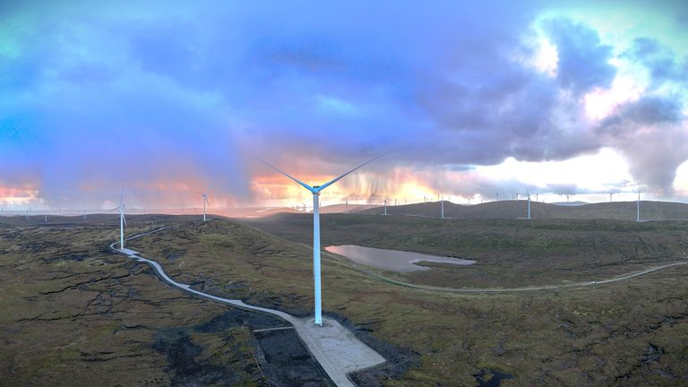 Viking Wind Farm. Pic: PA/SSE