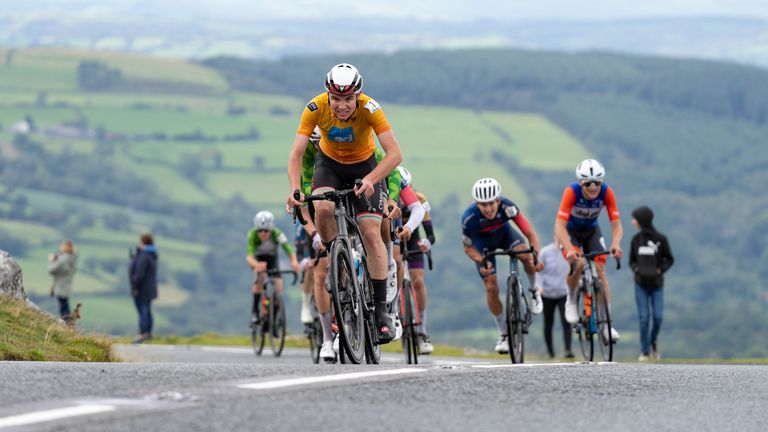 Tomos Pattinson, winner of the 2023 Junior Tour of Wales. Pic: Graffika Photography