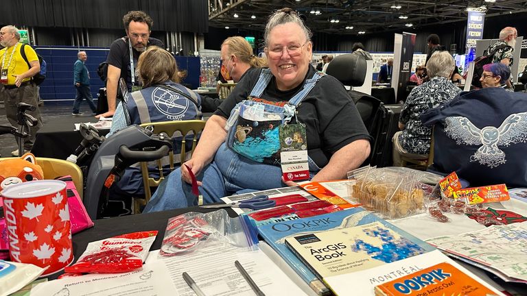 Linda Ross-Mansfield is committed to ensuring that the Worldcon takes place in Montreal in the future. Image: Sky News