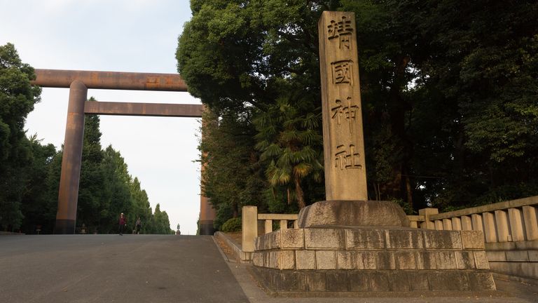 The shrine before it was defaced. Pic: iStock