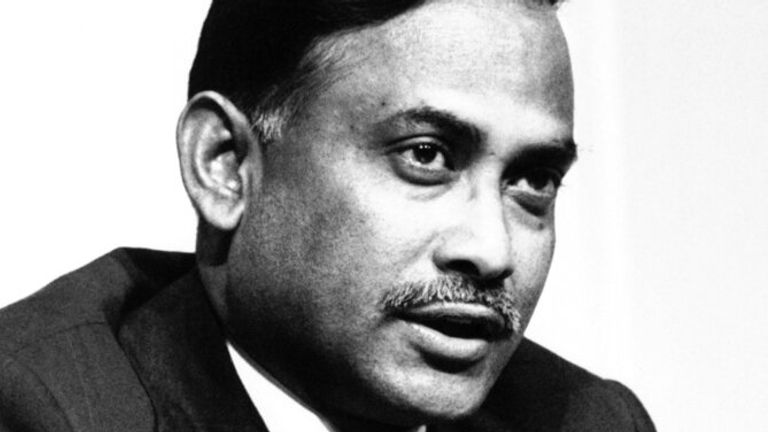 Sheikh Ziaur Rahman in 1977. Pic: AP
