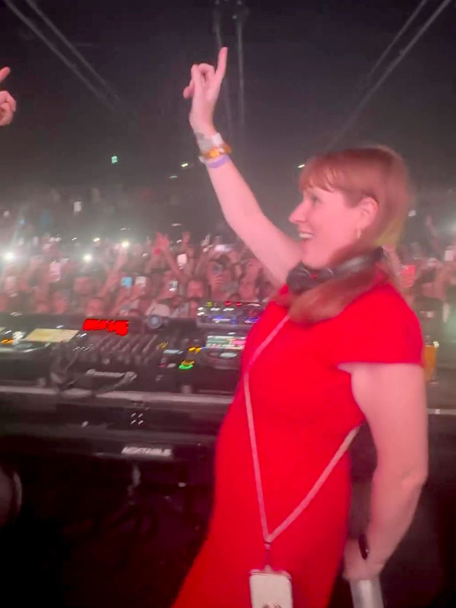 Deputy PM Angela Rayner spotted raving in Ibiza superclub with DJ FISHER