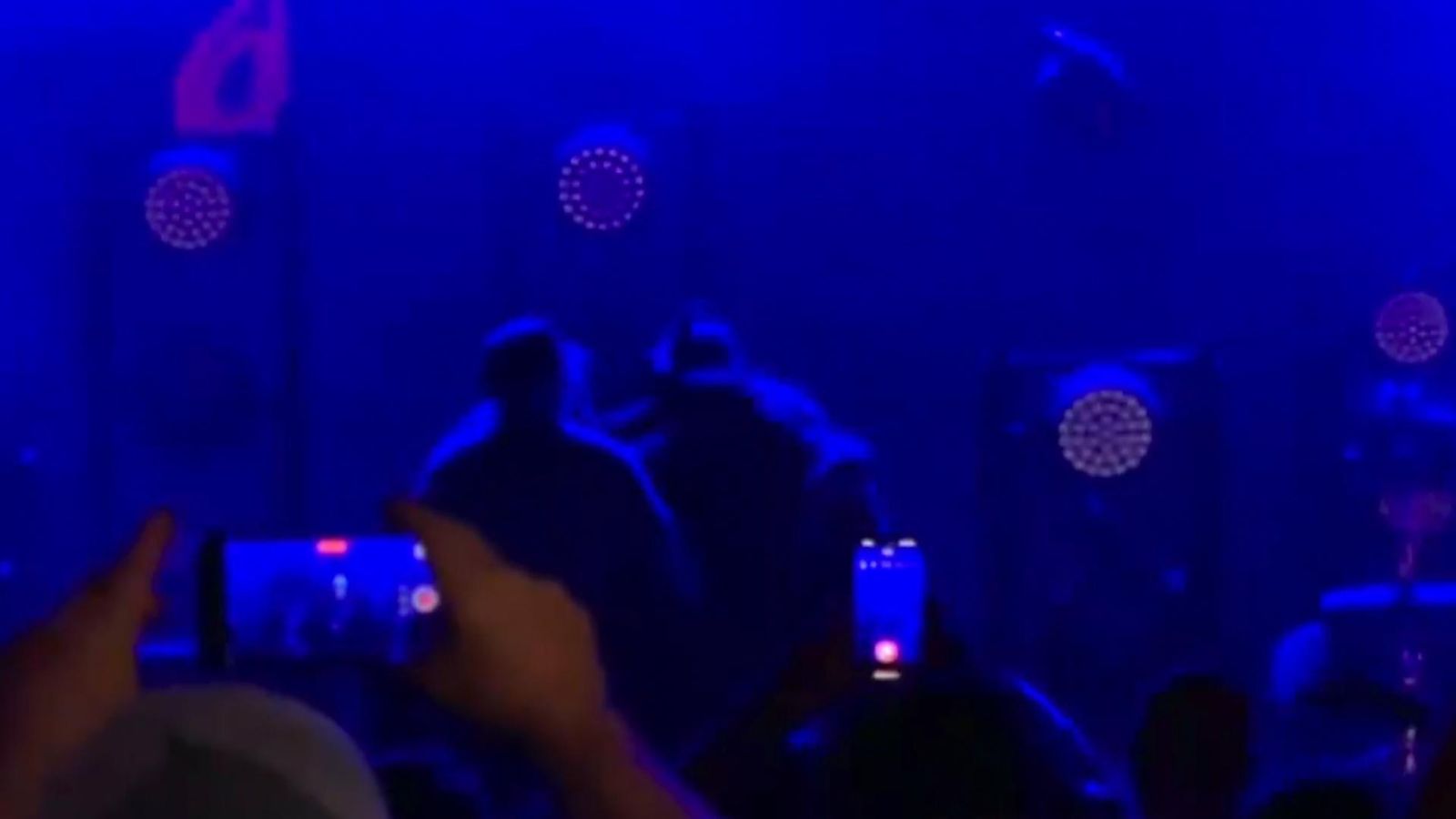 Jane's Addiction frontman Perry Farrell punches guitarist Dave Navarro