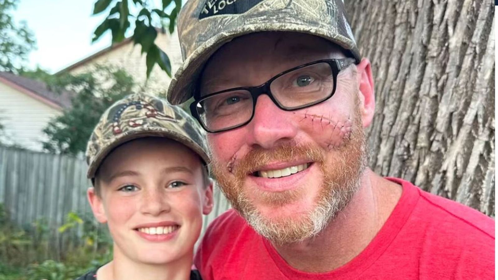 'Hero' 12-year-old saves dad from bear mauling