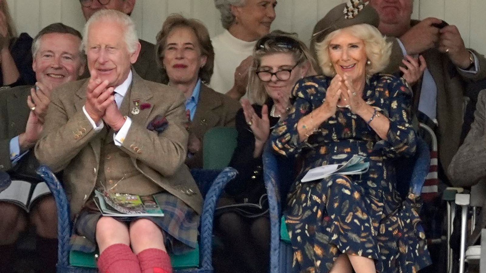 King and Queen Attend Braemar Gathering