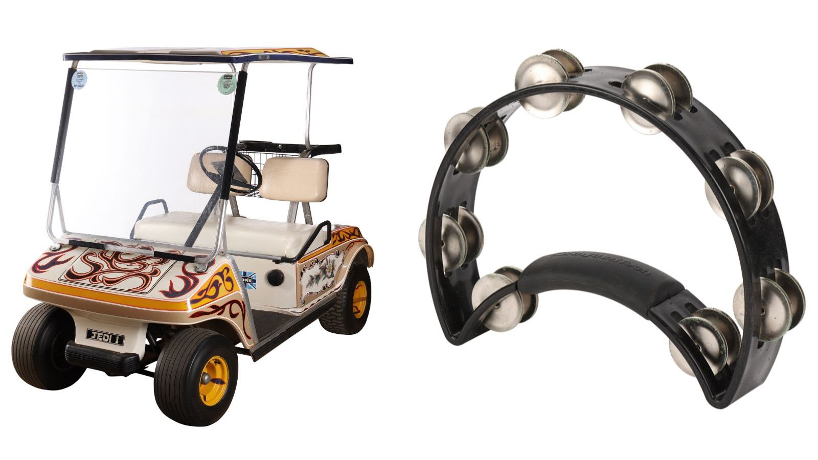 Oasis: Memorabilia including Noel Gallagher’s golf buggy and Liam’s tambourine to go up for auction