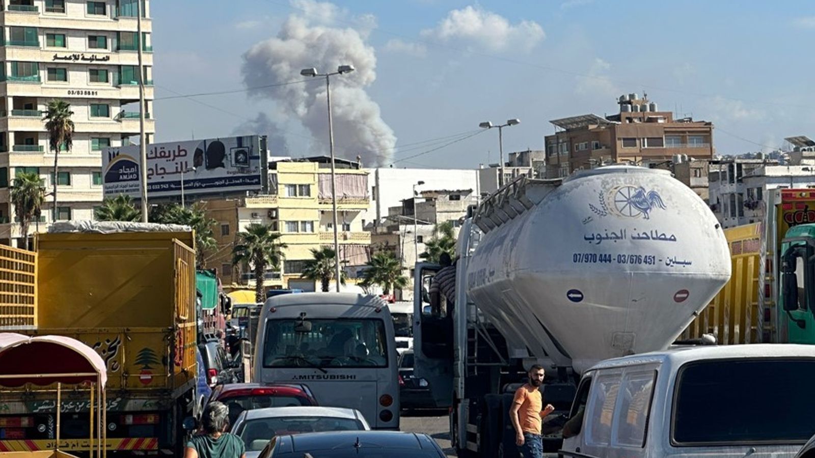 Middle East latest: Miles-long queues as Lebanese flee city under IDF attack; nearly 200 killed, health ministry says