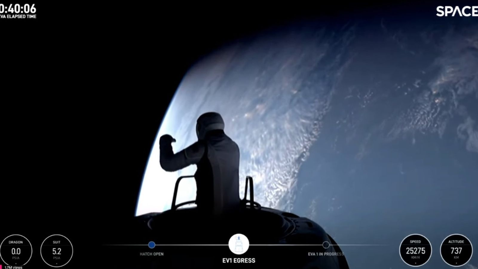 SpaceX Polaris Dawn: Billionaire Jared Isaacman becomes first person to take part in private spacewalk | Science & Tech News