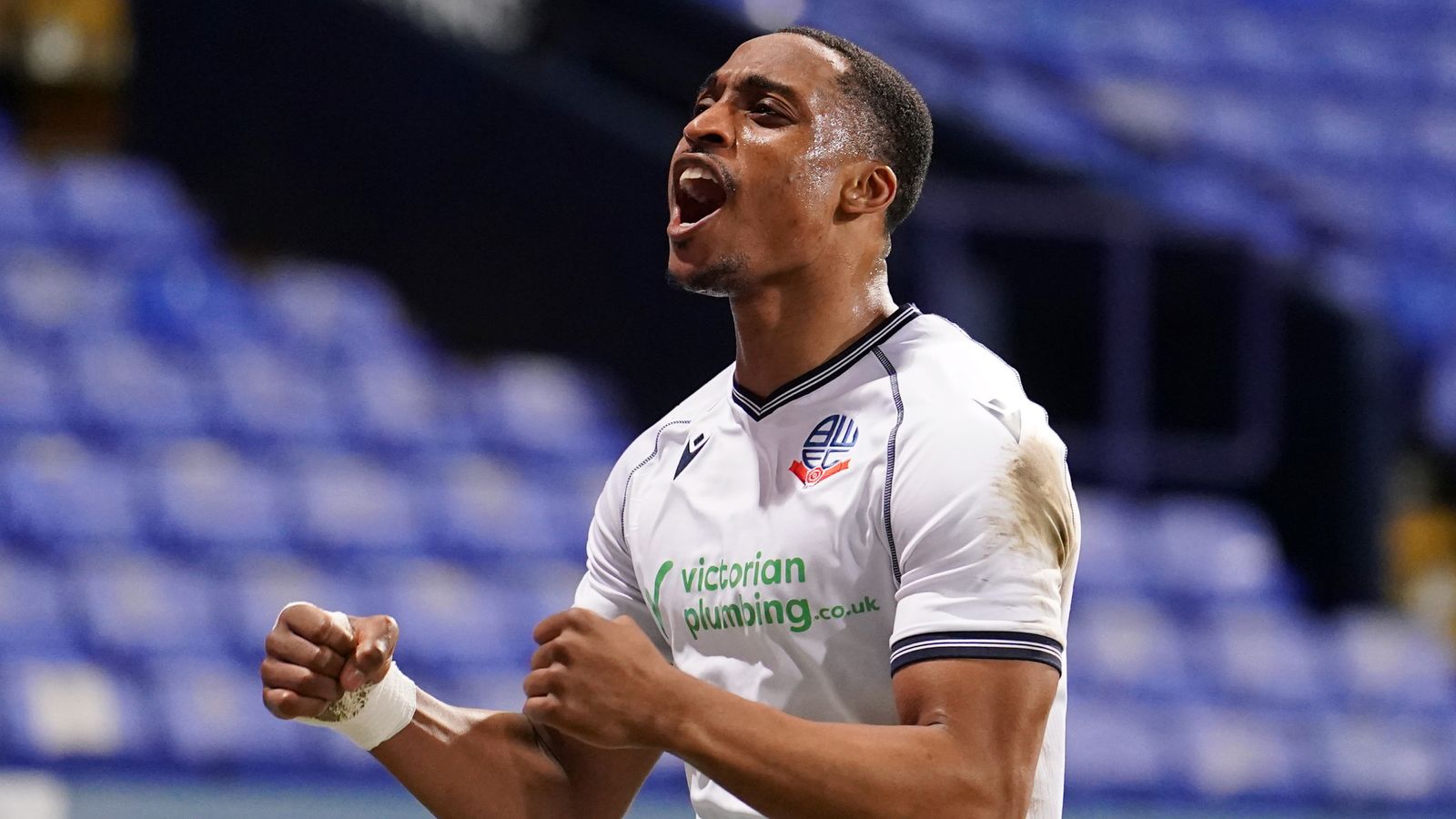 Victor Adeboyejo: Bolton Wanderers striker injured after 'hefty sneeze'