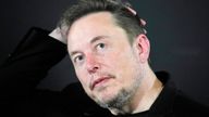 Elon Musk's SpaceX is accused of illegal trespass on a plot of Texas land owned by Cards Against Humanity.
Pic: AP