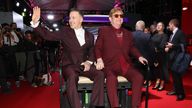 avid Furnish and Elton John attend the premiere of "Elton John: Never Too Late" during the 2024 Toronto International Film Festival. Pic: Monica Schipper/Getty Images