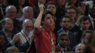  A heckler interrupts Keir Starmer's conference speech