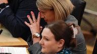 Cabinet Secretary for Education and Skills Jenny Gilruth takes part in a debate on free school meals at the Scottish Parliament in Holyrood, Edinburgh. Picture date: Wednesday September 11, 2024.