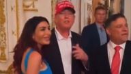 Loomer and Trump at Mar-a-Largo. Pic: Mike Sington / NBC