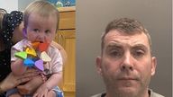 10-month-old Layla Rose Wheeler and her father Clifford Wheeler. Pic: Merseyside Police
