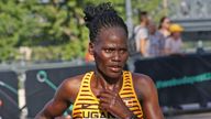 Rebecca Cheptegei in Budapest 2023 at World Athletics Championship.
Pic:@Narnabi/Wikimedia