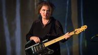 Robert Smith of The Cure performing at the British Summer Time festival at Hyde Park in London.
Picture by: Matt Crossick/PA Archive/PA Images
Date taken: 07-Jul-2018