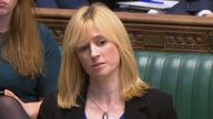 Rosie Duffield in the Commons. Pic: PA