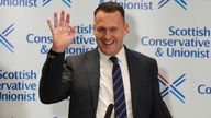 Russell Findlay after being announced as new Scottish Conservatives leader, at the Radisson Hotel in Edinburgh. A leadership election was called after Douglas Ross announced he was standing down following the general election. Picture date: Friday September 27, 2024.