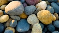 Rolling stones. Las Negras beach..Cabo de Gata Natural Park, Almeria, Andalusia, Spain, Europe