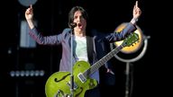 Sharleen Spiteri, with her band Texas, performs on the main stage during the TRNSMT Festival on Glasgow Green in Glasgow.