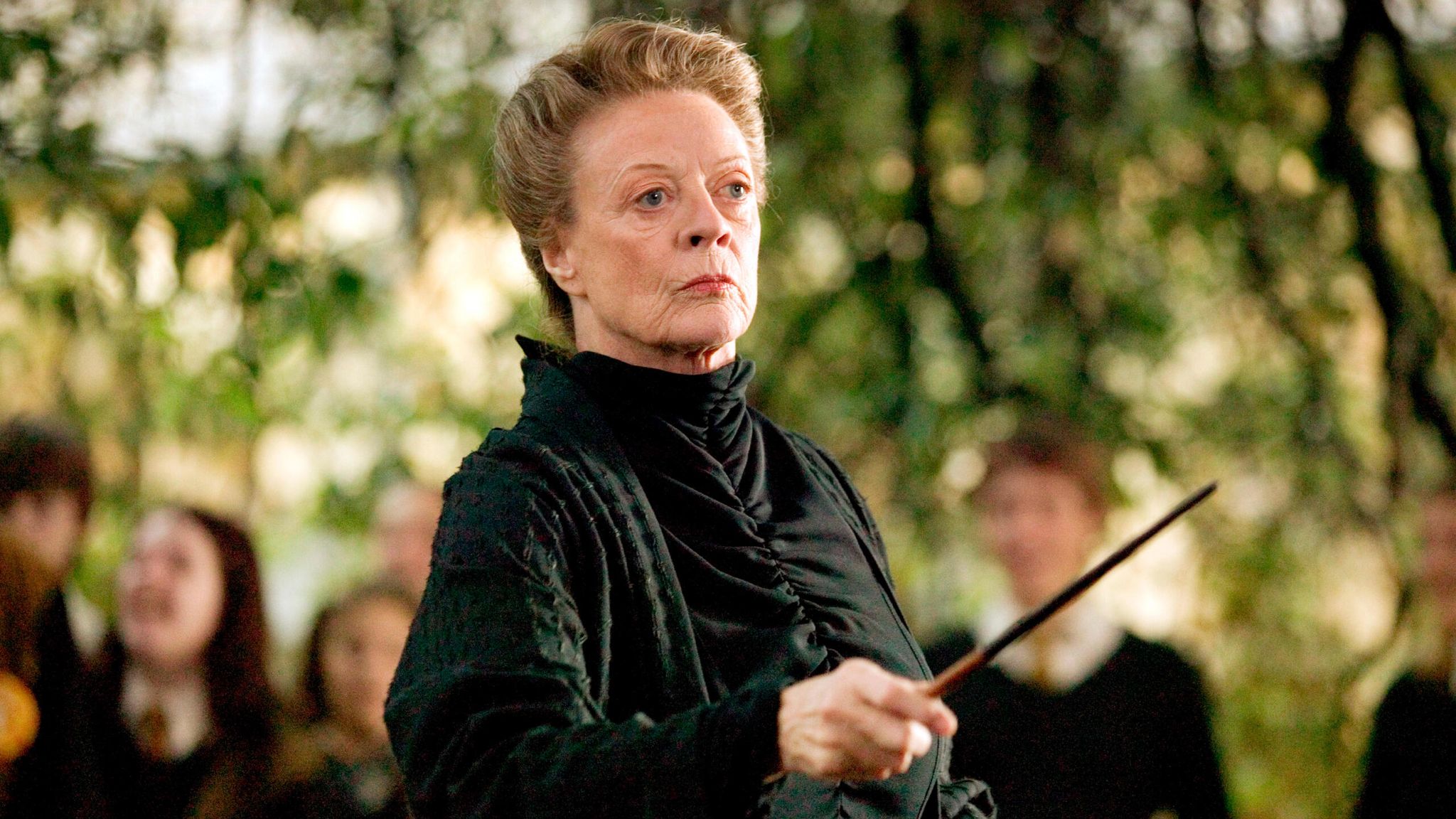 Dame Maggie Smith, known for playing Professor McGonagall in Harry