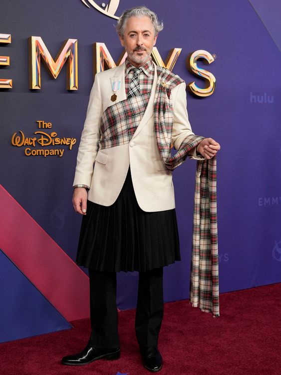 Alan Cumming arrives at the 76th Primetime Emmy Awards on Sunday, Sept. 15, 2024, at the Peacock Theater in Los Angeles. (AP Photo/Jae C. Hong)