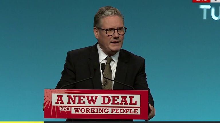 Screengrab of Sir Keir Starmer