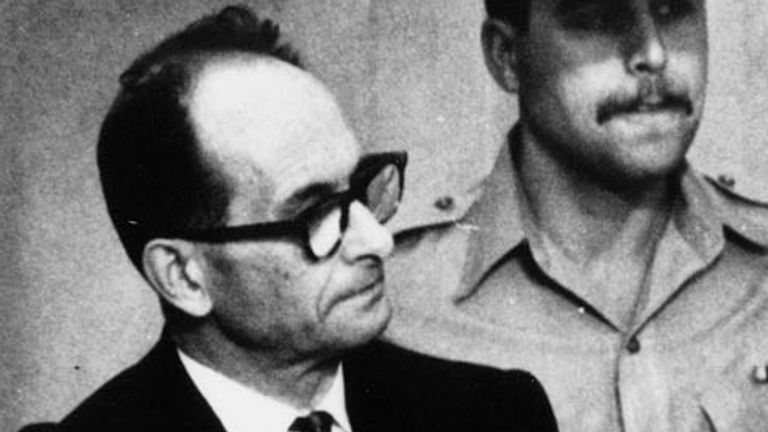 Adolf Eichmann. Pic: AP