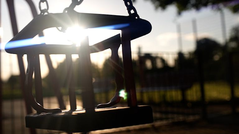 A swing in Wilmot Park